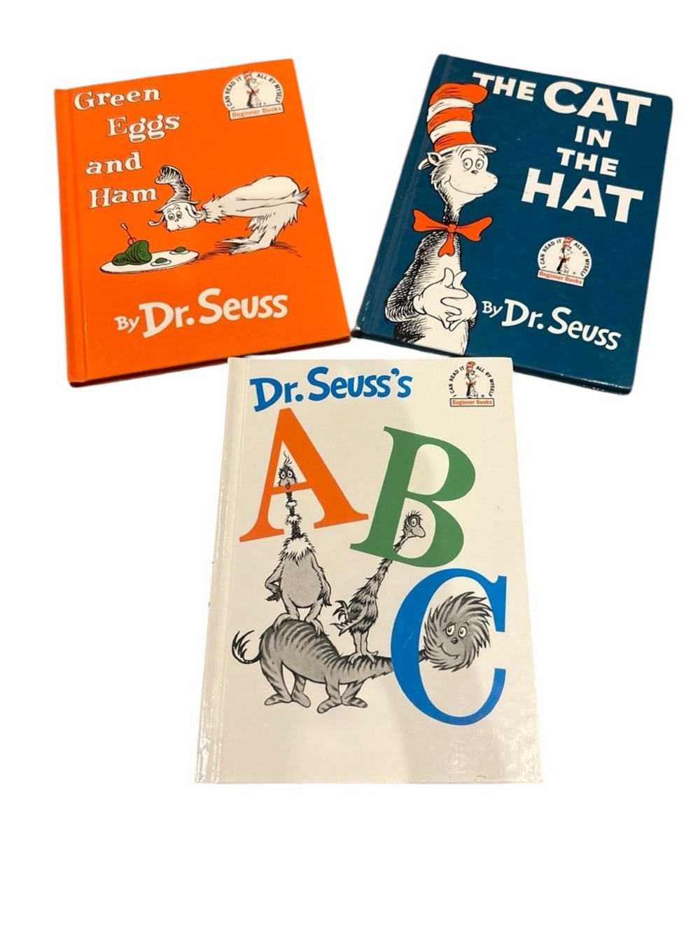 Dr Seuss collection of three classic hardcover illustrated childrens books